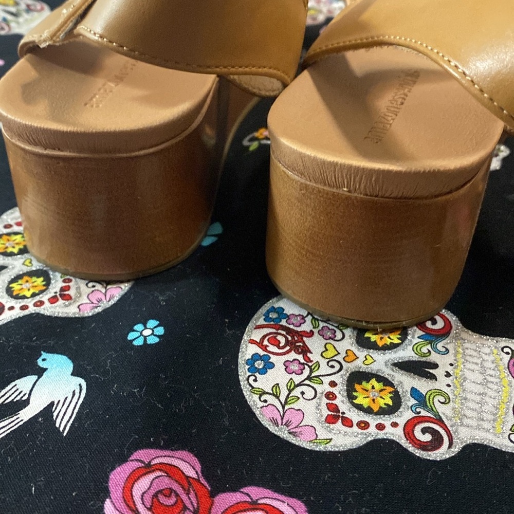 Amazon Essentials Tan Platform Sandals Women’s Si… - image 7